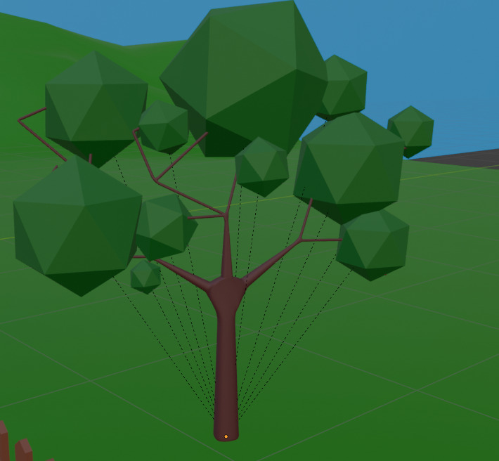 TREE low poly Free 3D model_1