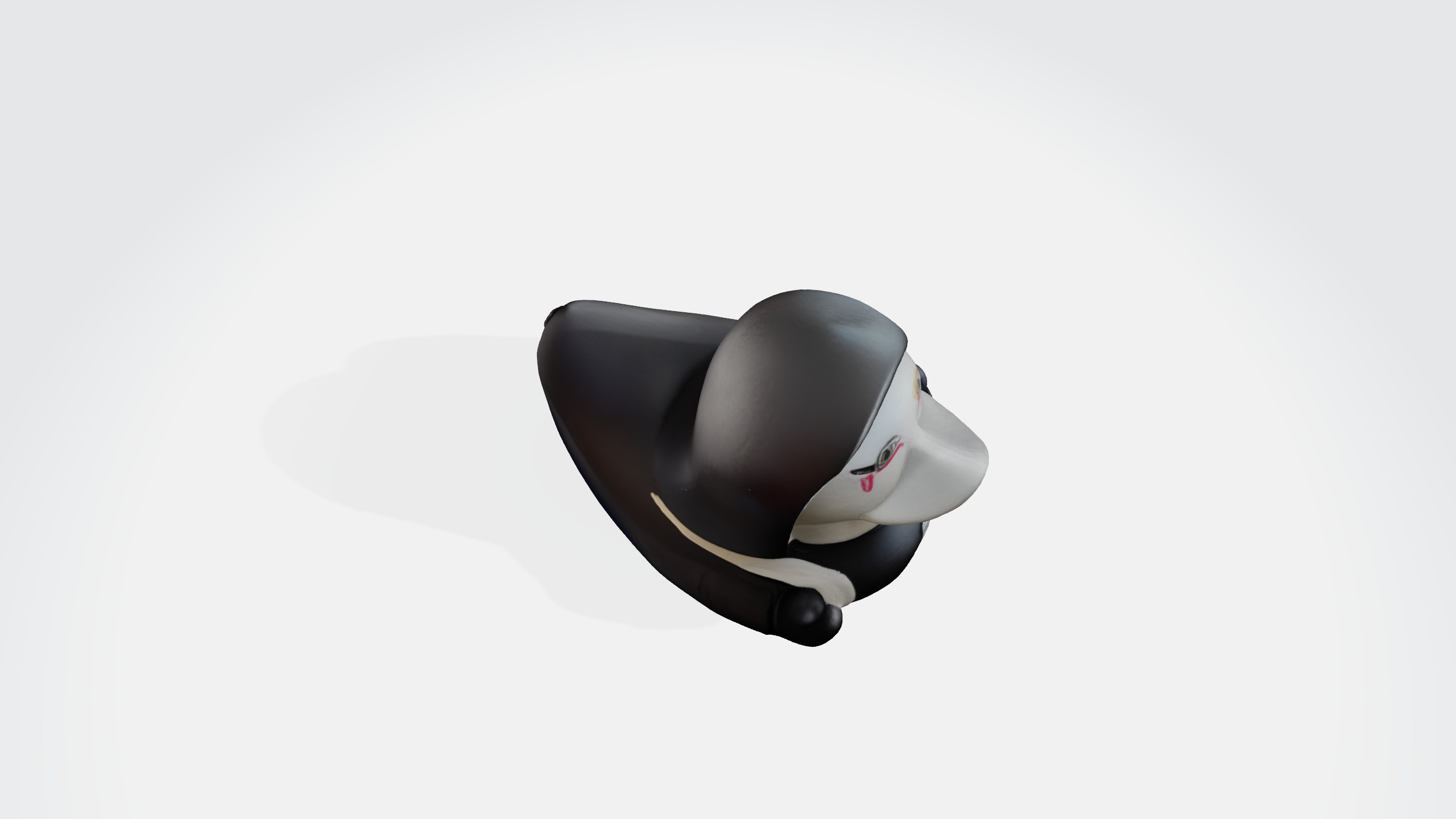 Nun duck 3d model Low-poly 3D model_14