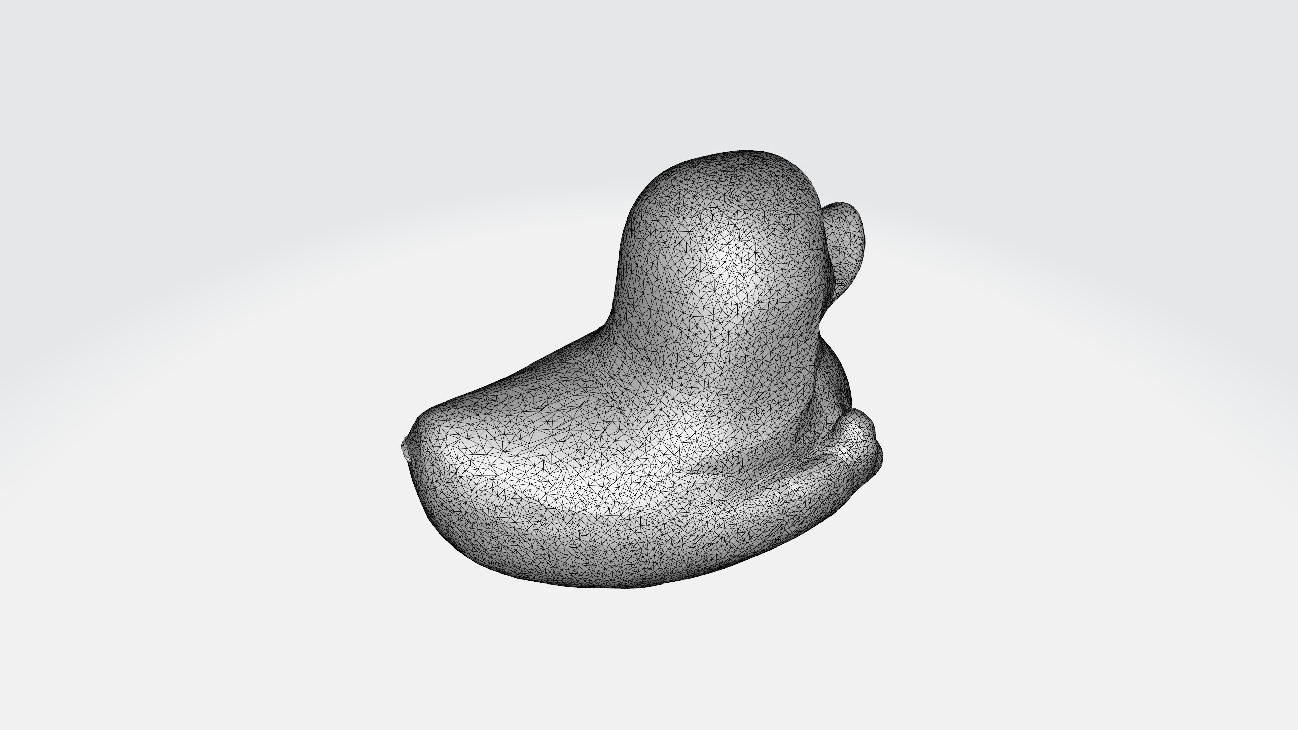 Nun duck 3d model Low-poly 3D model_1