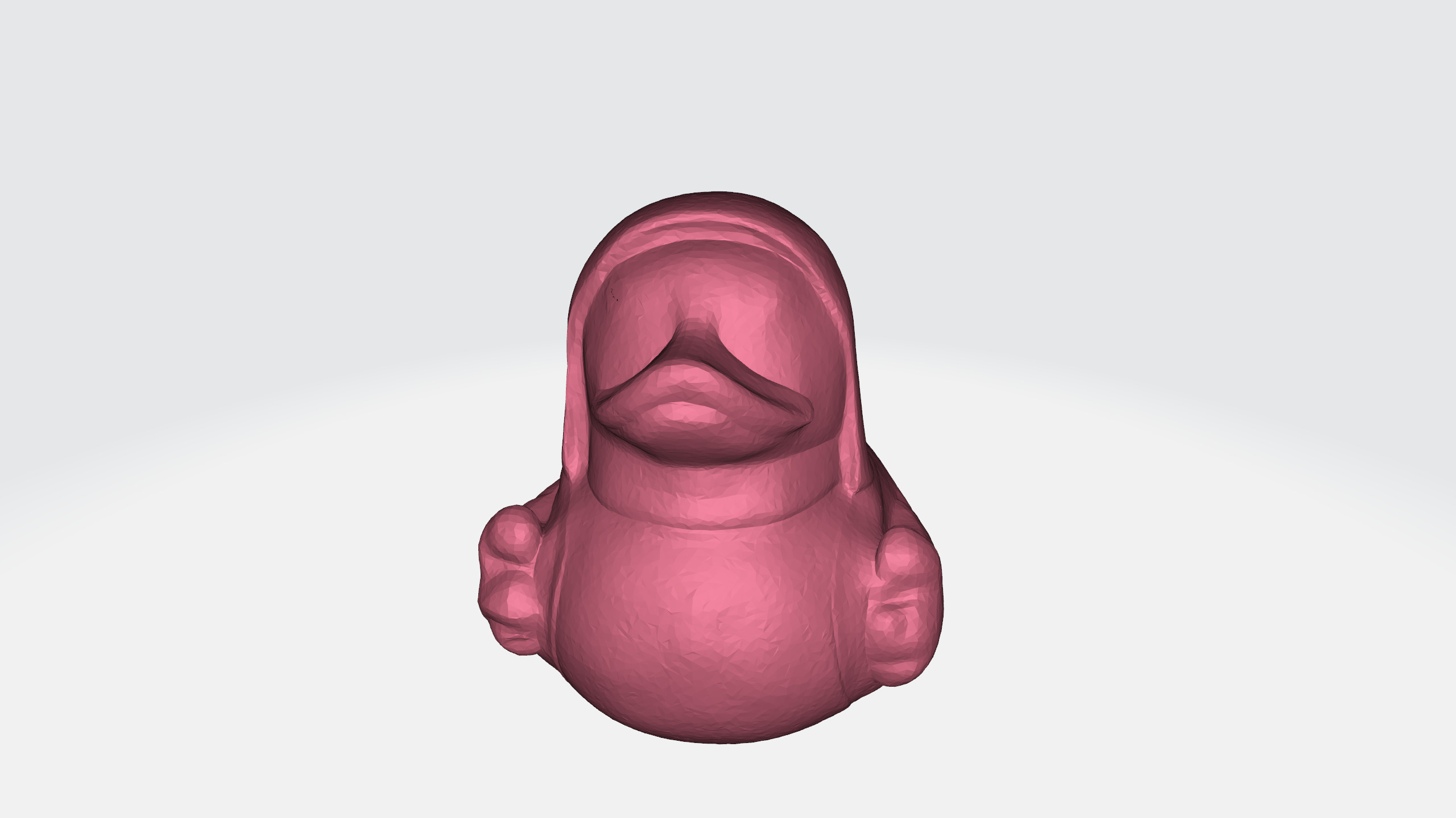 Nun duck 3d model Low-poly 3D model_6