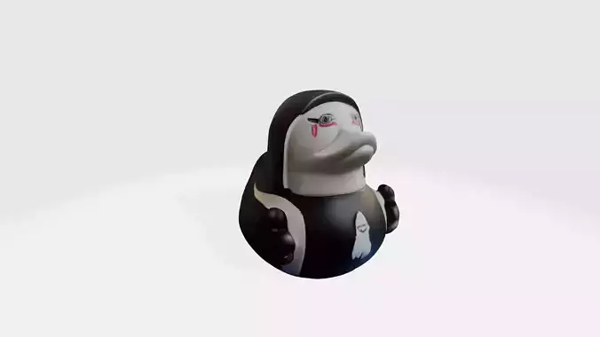 Nun duck 3d model
