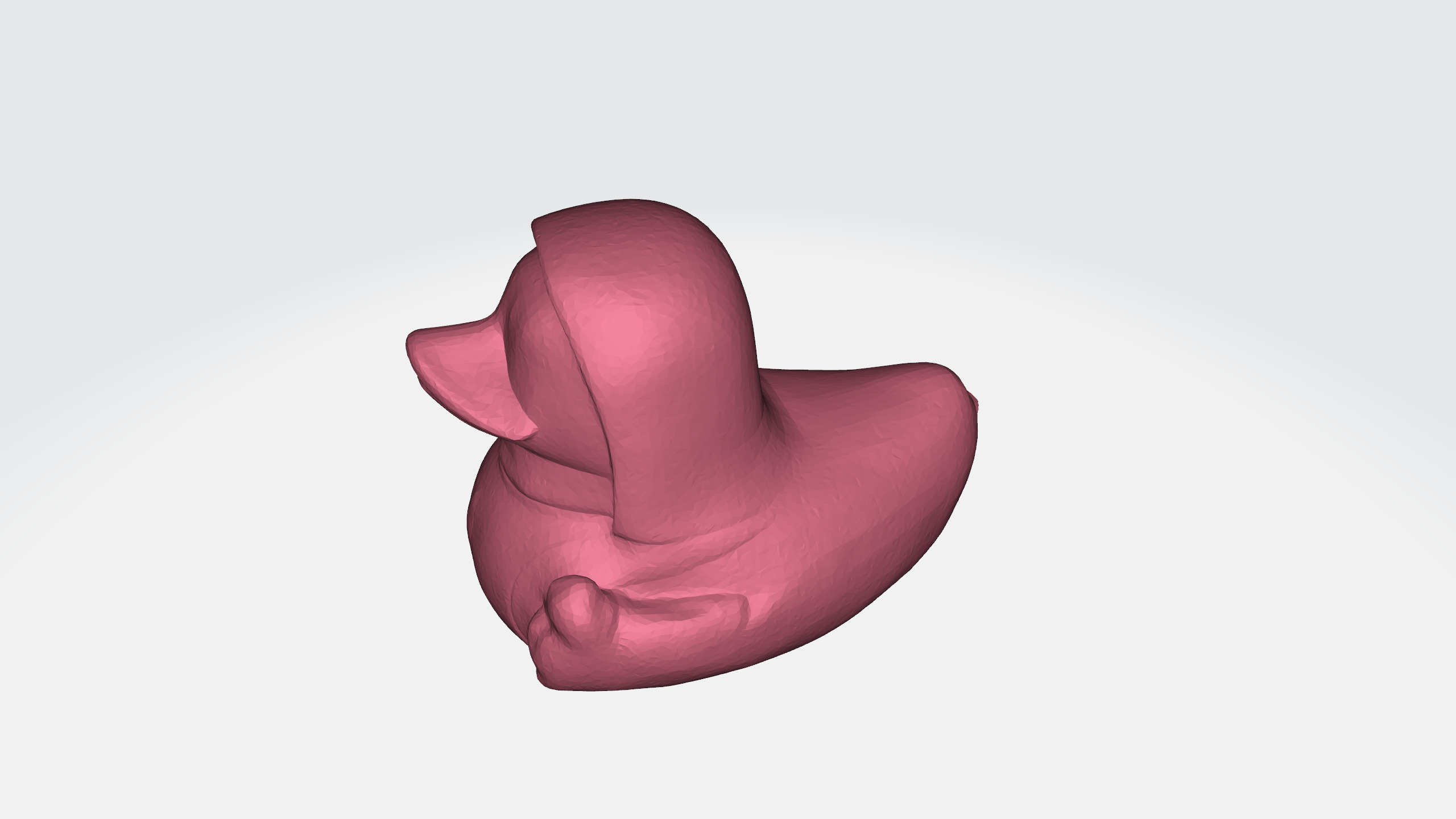 Nun duck 3d model Low-poly 3D model_7