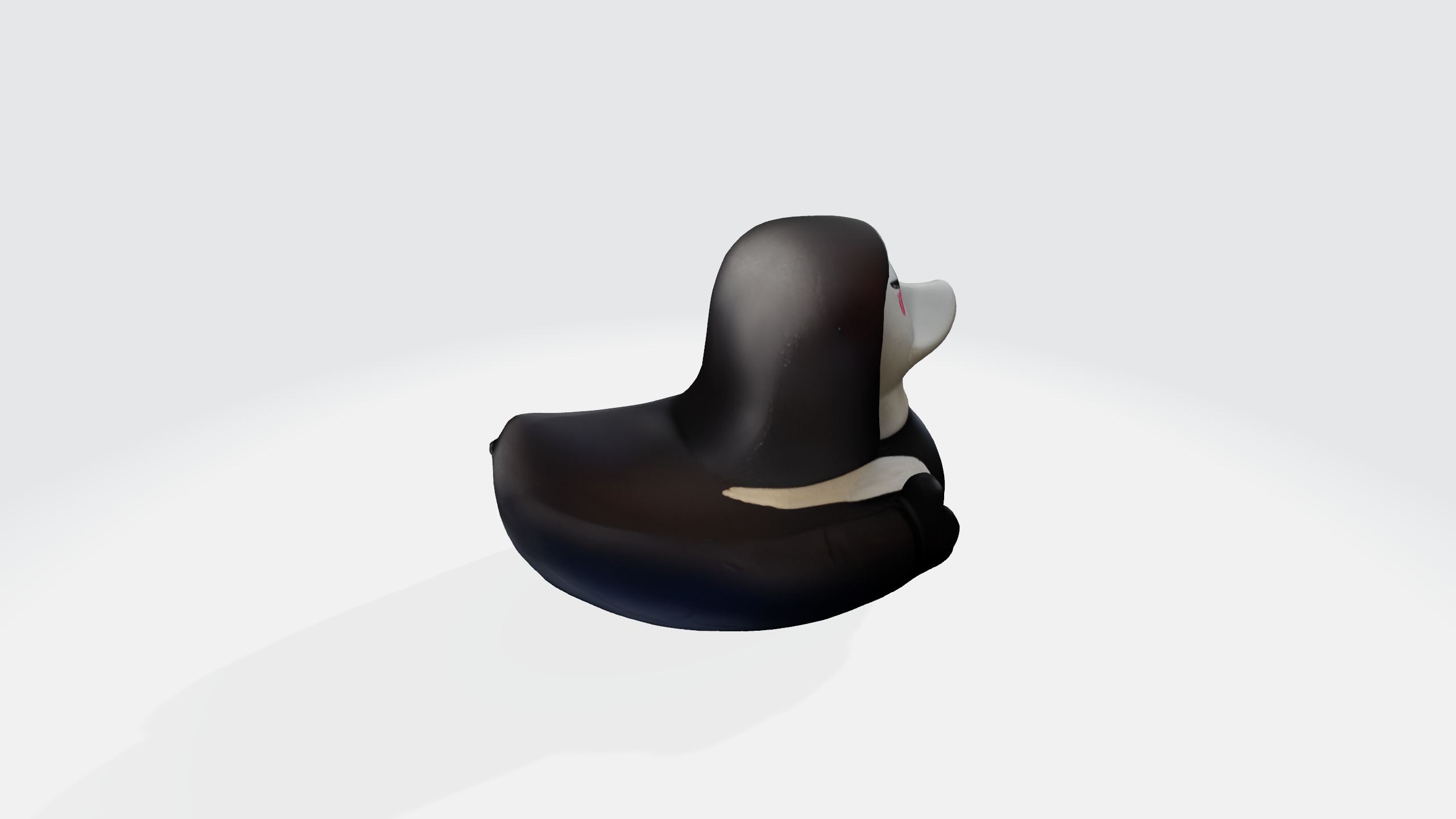 Nun duck 3d model Low-poly 3D model_12
