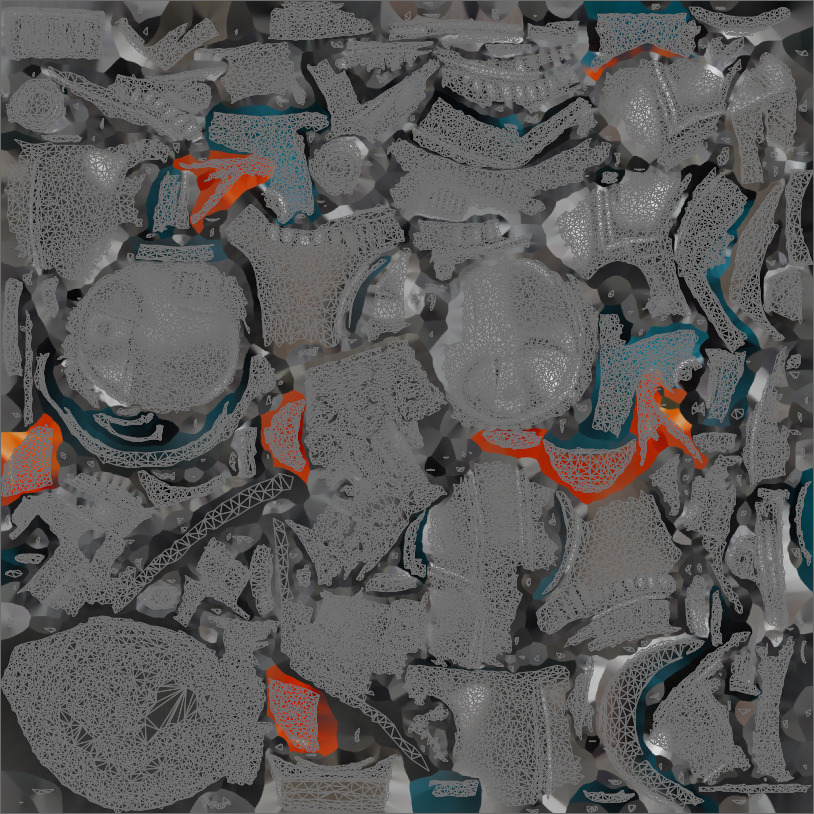 Robot duck 3d model Low-poly 3D model_19