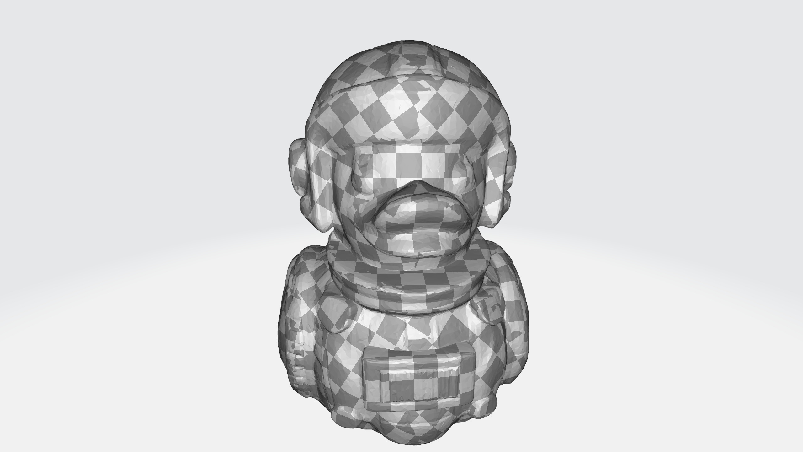 Robot duck 3d model Low-poly 3D model_6