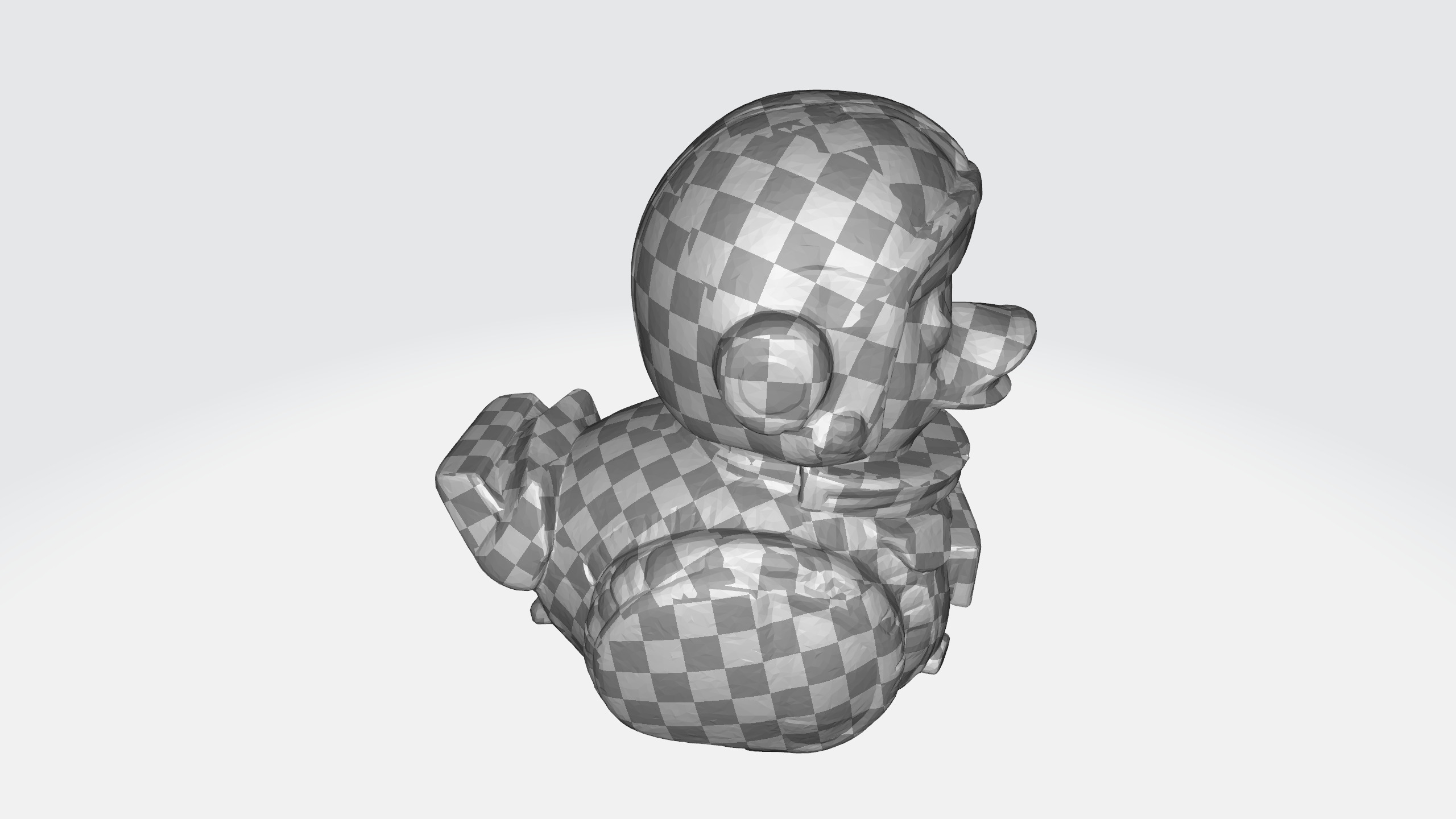 Robot duck 3d model Low-poly 3D model_5