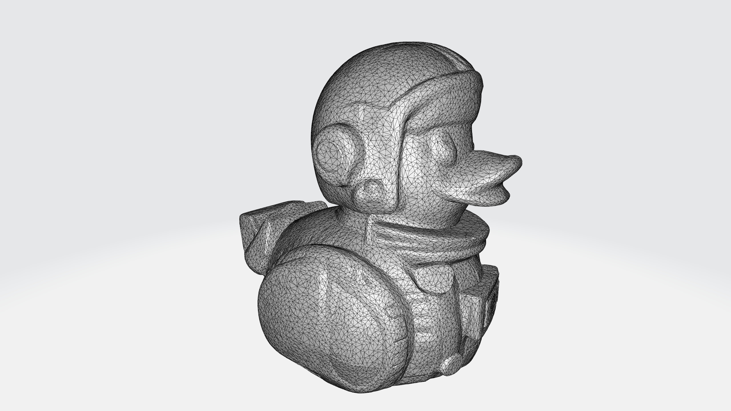 Robot duck 3d model Low-poly 3D model_2