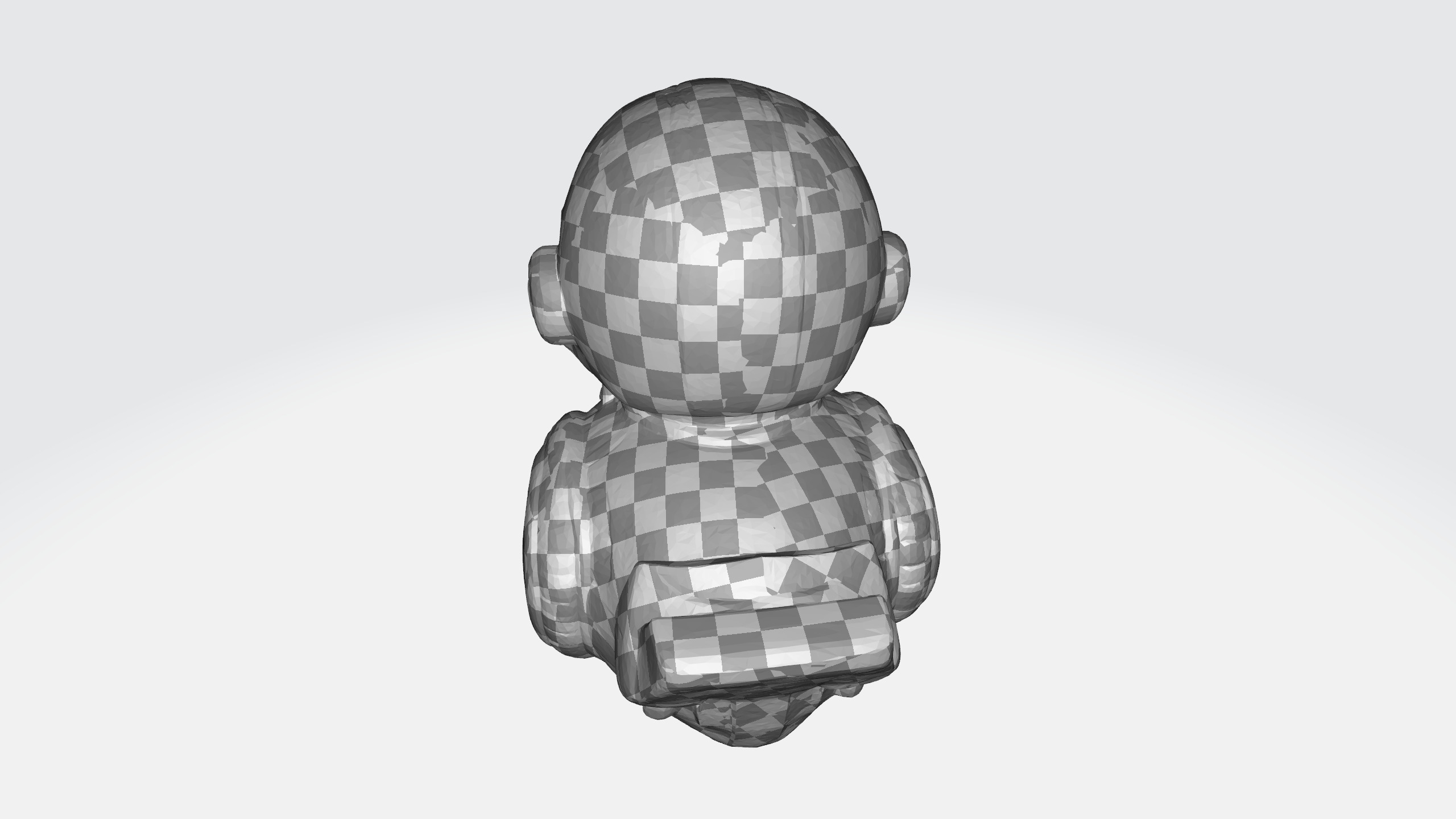 Robot duck 3d model Low-poly 3D model_4