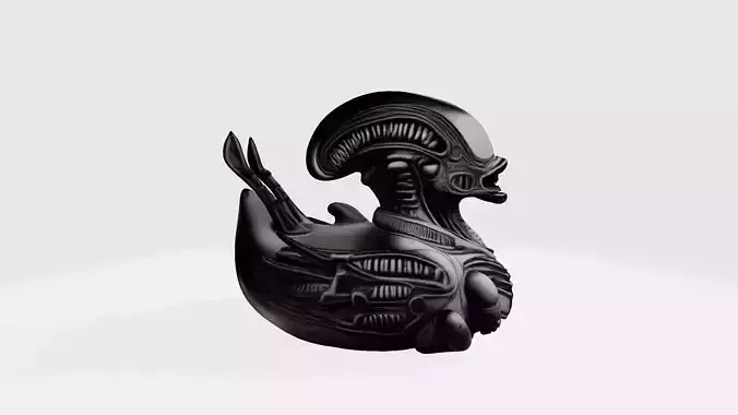 Xenomorph duck 3d model