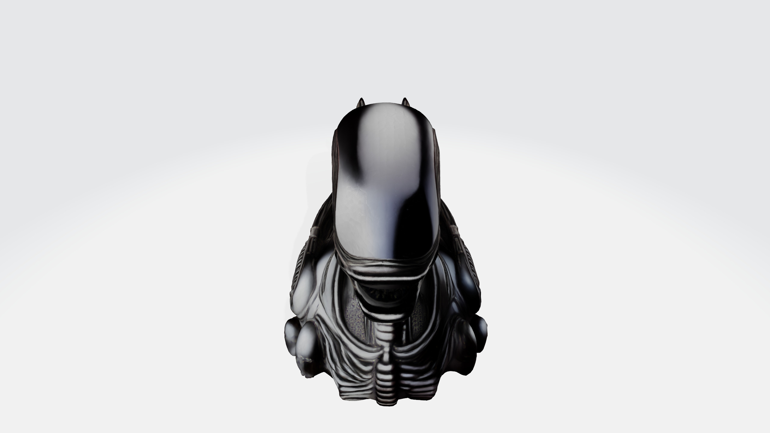 Xenomorph duck 3d model Low-poly 3D model_16