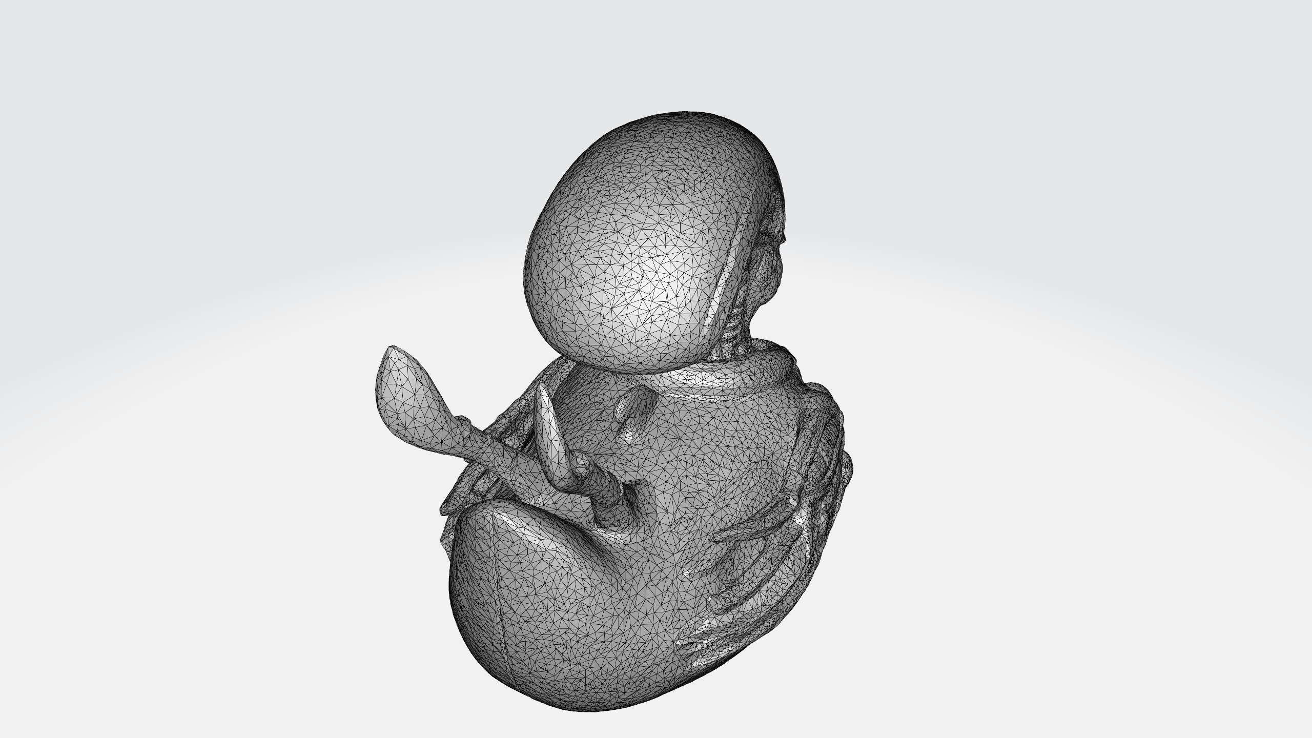 Xenomorph duck 3d model Low-poly 3D model_3