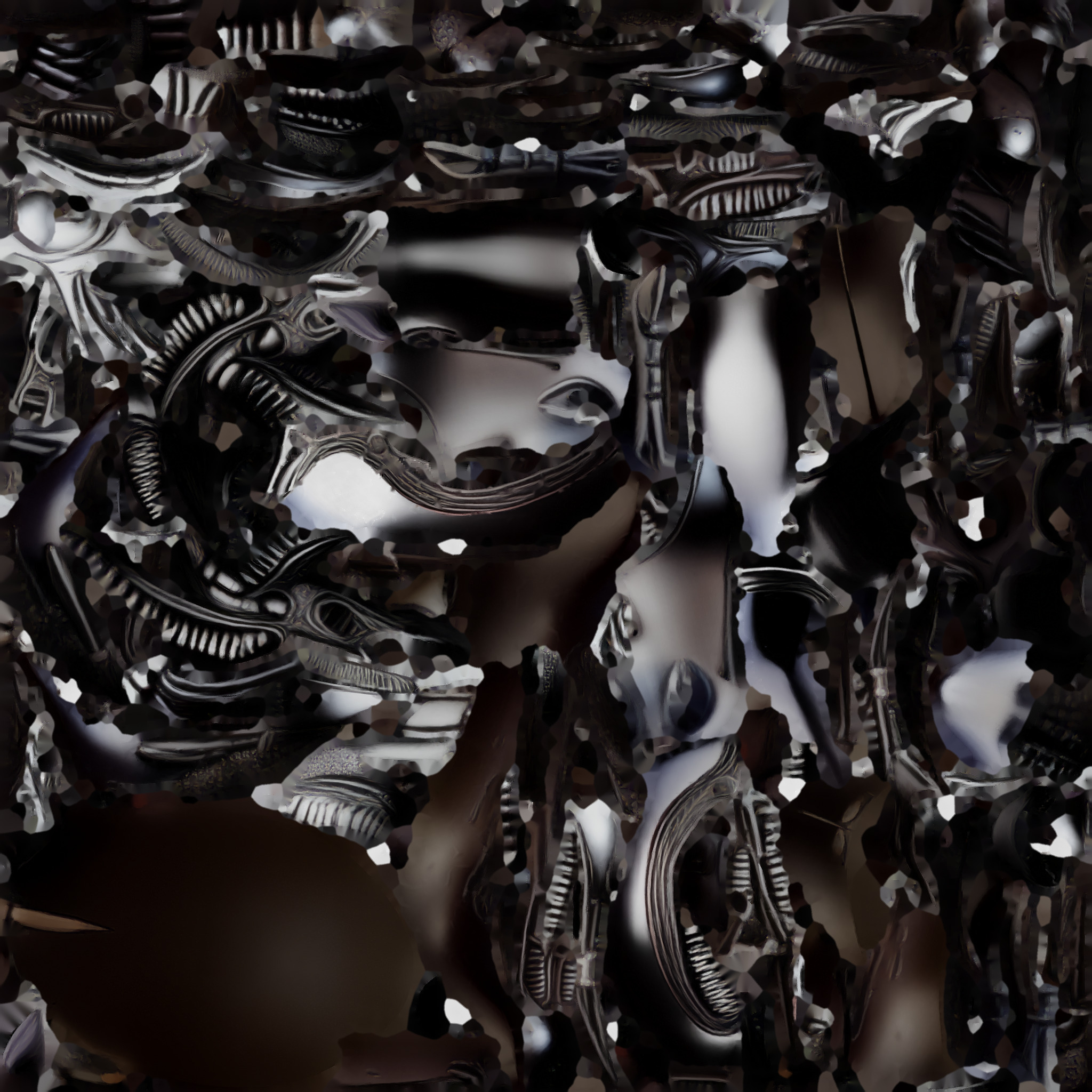 Xenomorph duck 3d model Low-poly 3D model_17