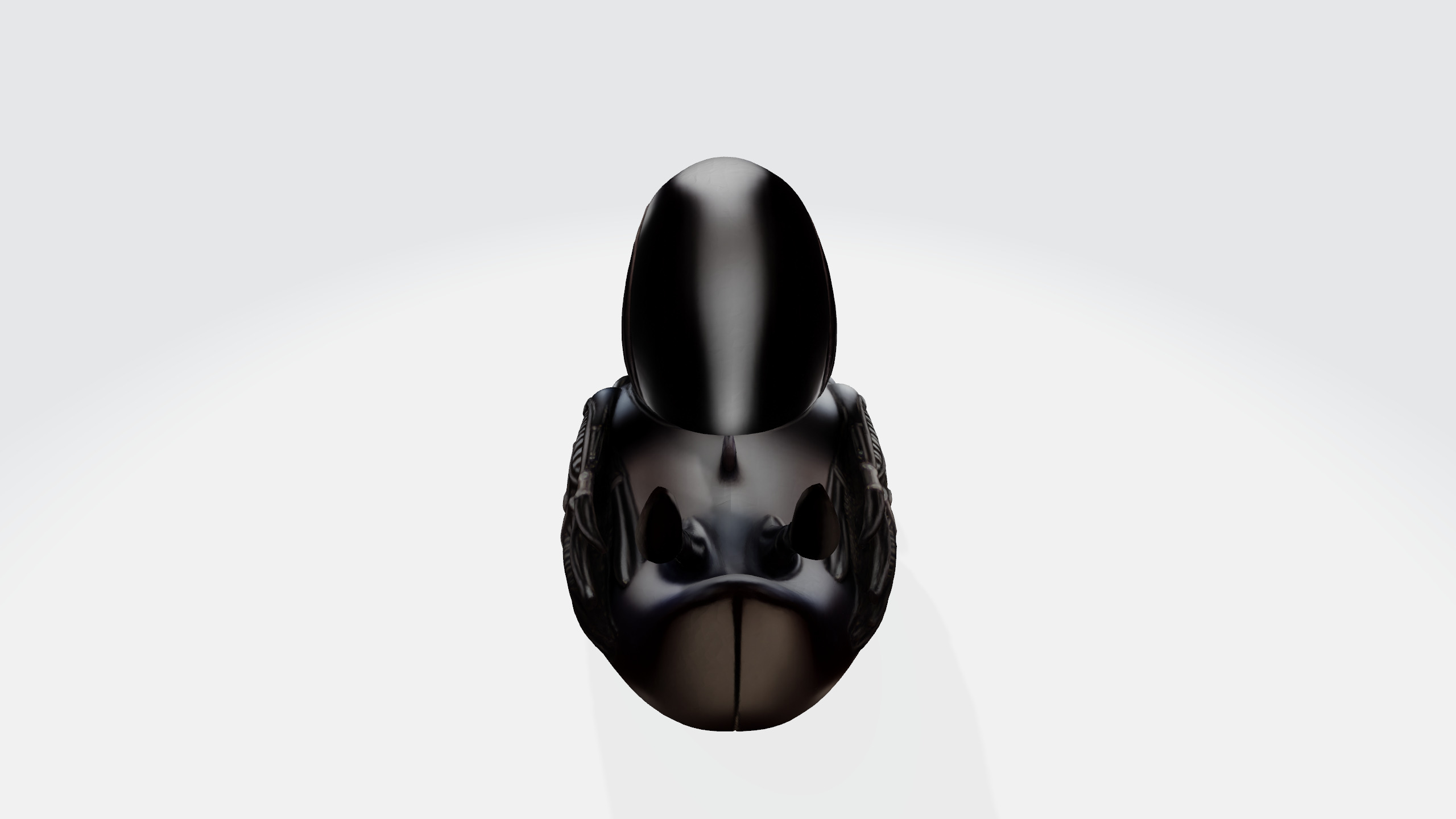 Xenomorph duck 3d model Low-poly 3D model_1