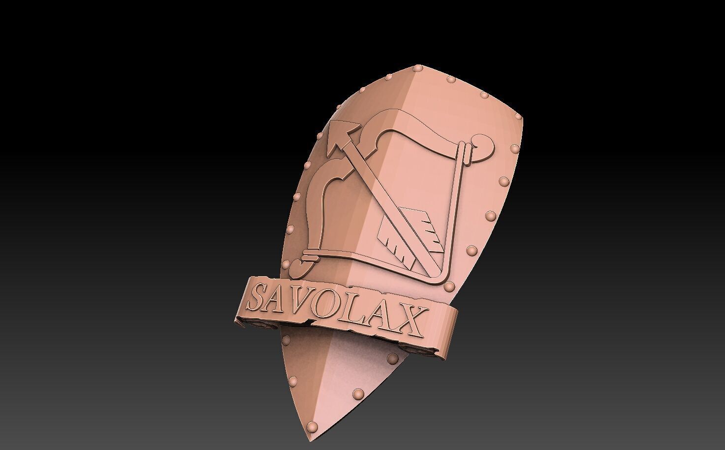 Historic Provinces of Finland Coat of Arms 3D print model_13