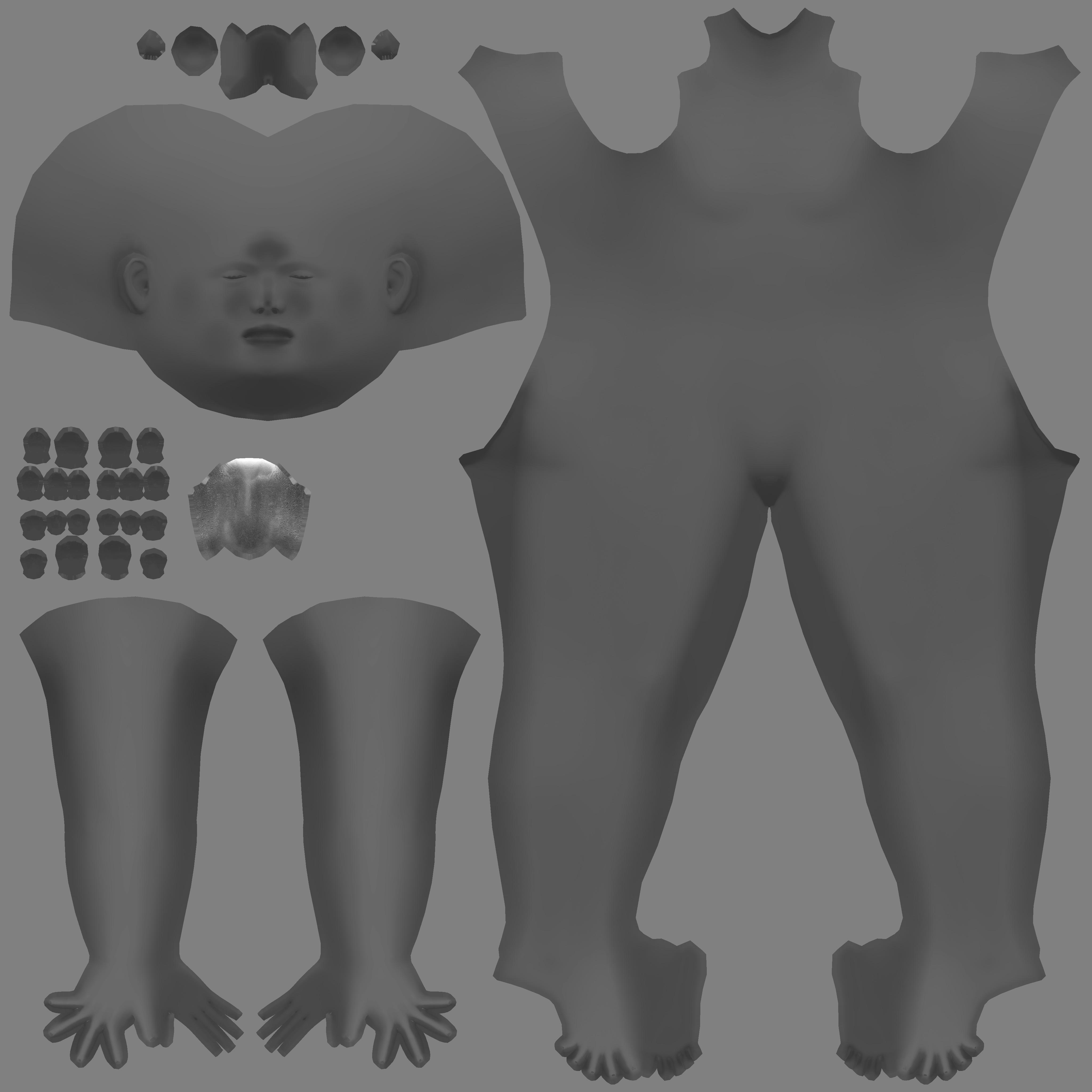 Cartoon Man Rigged model RealTime Male Low-poly 3D model_26