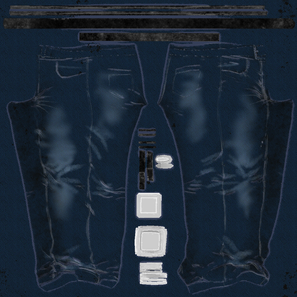 Cartoon Man Rigged model RealTime Male Low-poly 3D model_27