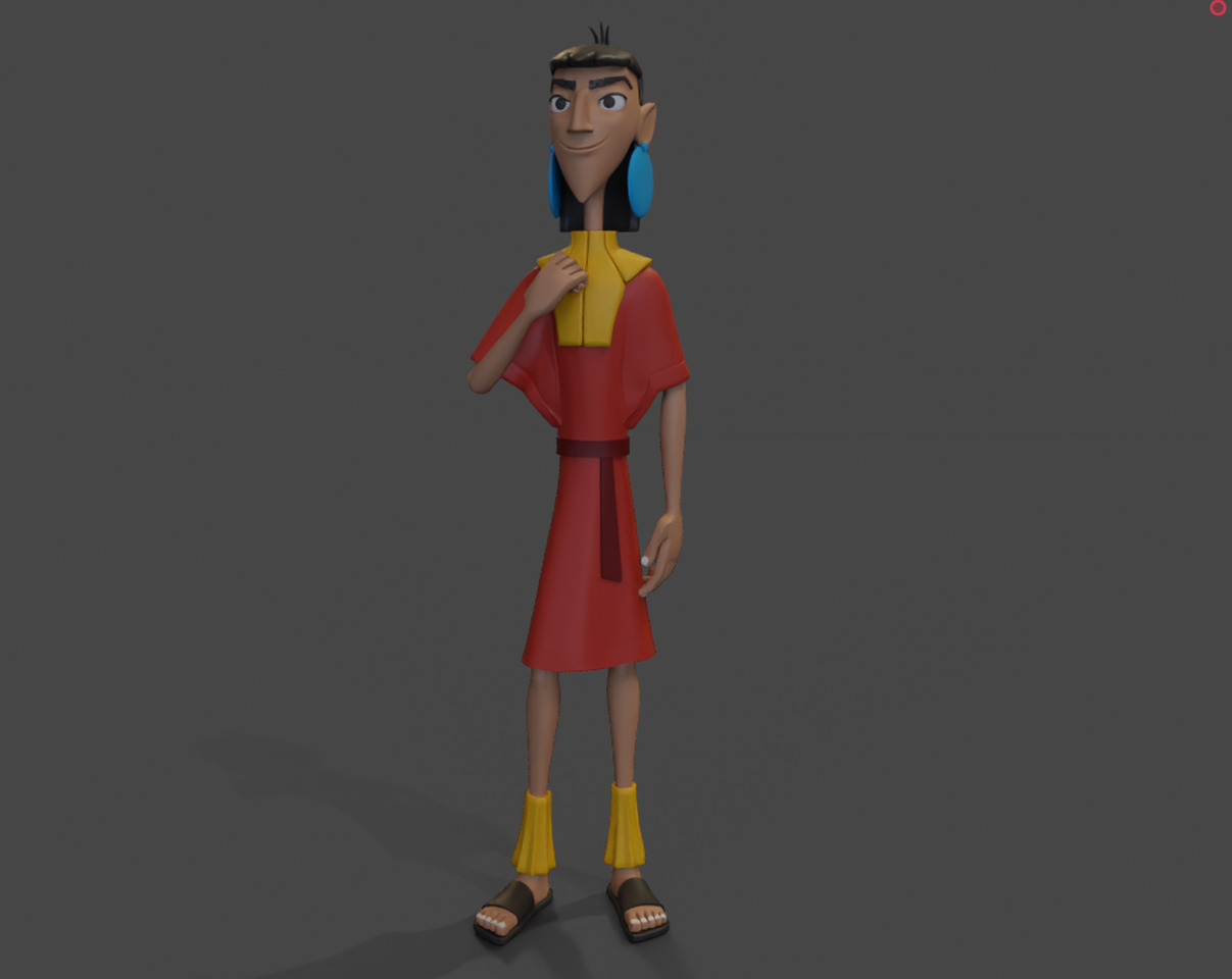 Emperor Kuzco Llama 3D print model_6