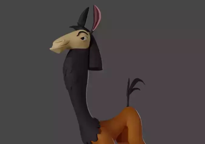 Emperor Kuzco Llama 3D print model