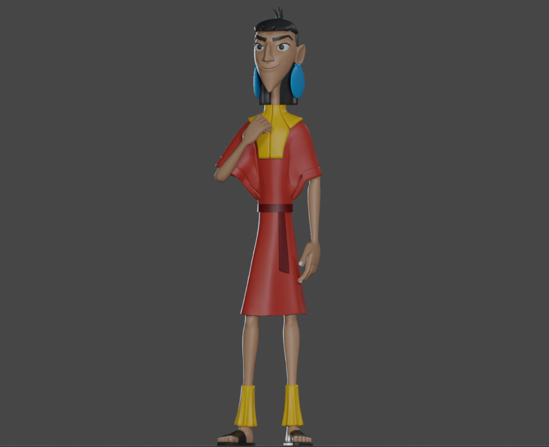 Emperor Kuzco Llama 3D print model_8