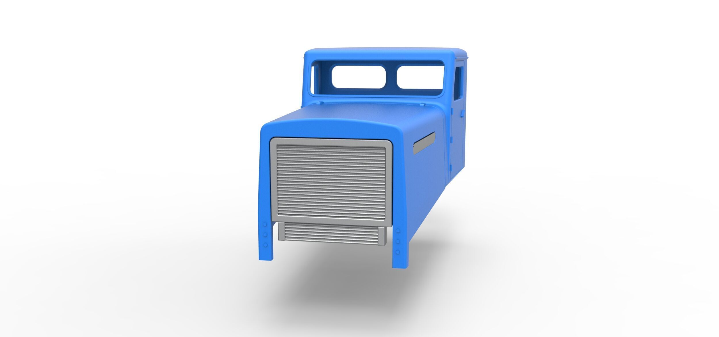 Cab of Vintage GATR Racing Semi truck Scale 1 to 25 3D print model_3