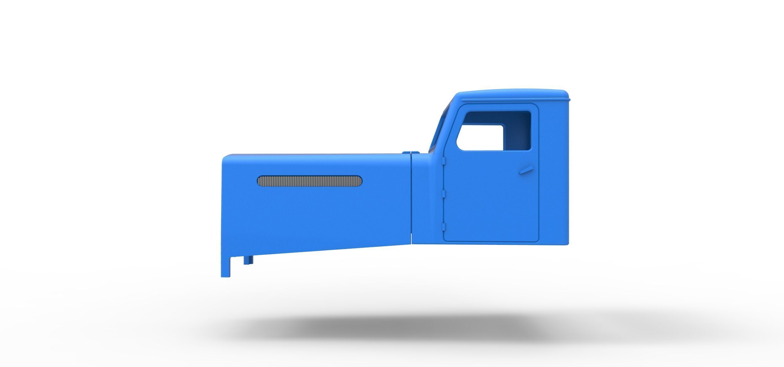 Cab of Vintage GATR Racing Semi truck Scale 1 to 25 3D print model_6