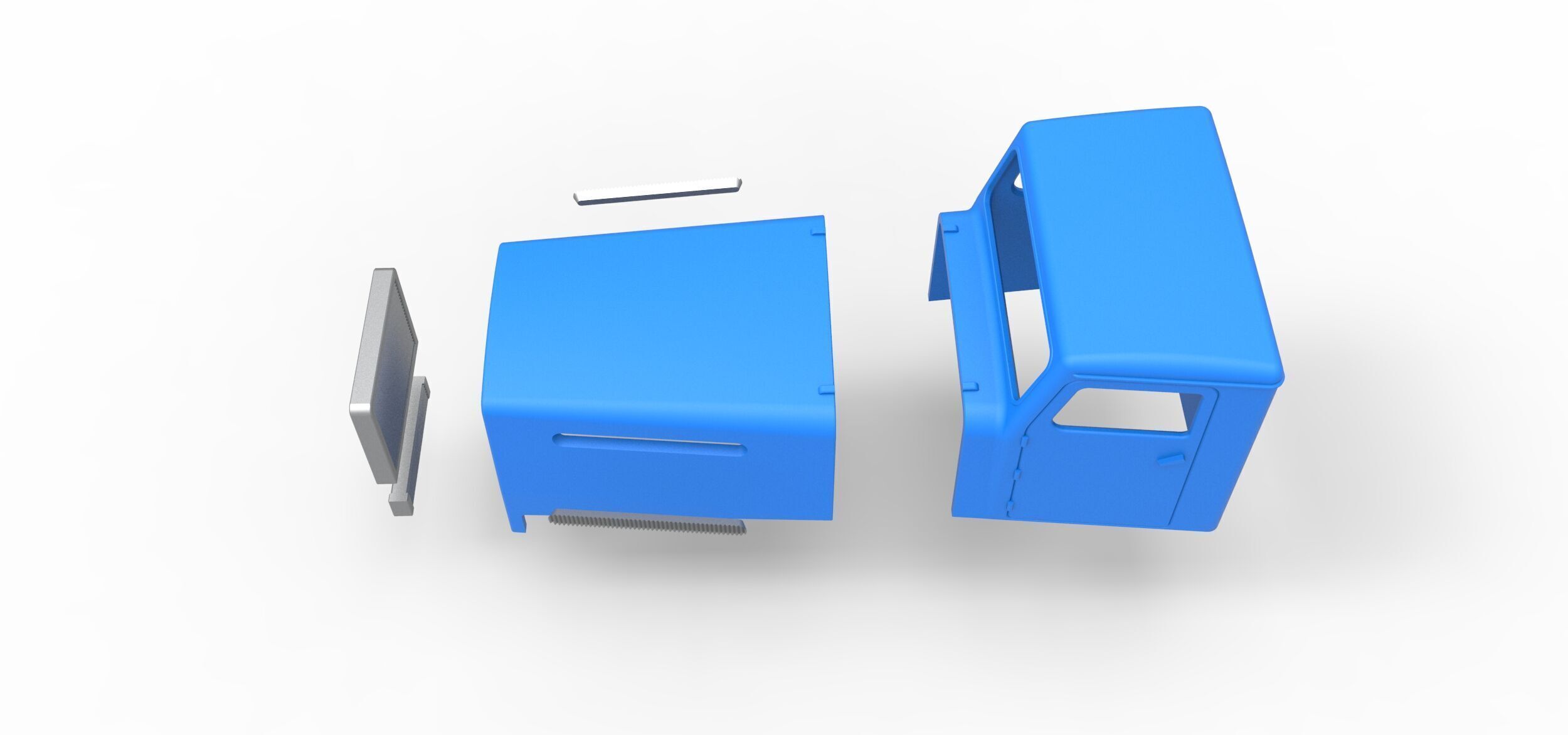 Cab of Vintage GATR Racing Semi truck Scale 1 to 25 3D print model_14