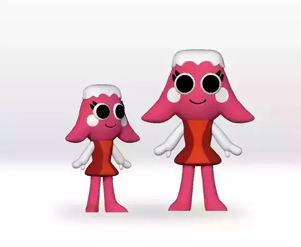 Brightney STL 3D Model Dandys World STL 3D Fanart