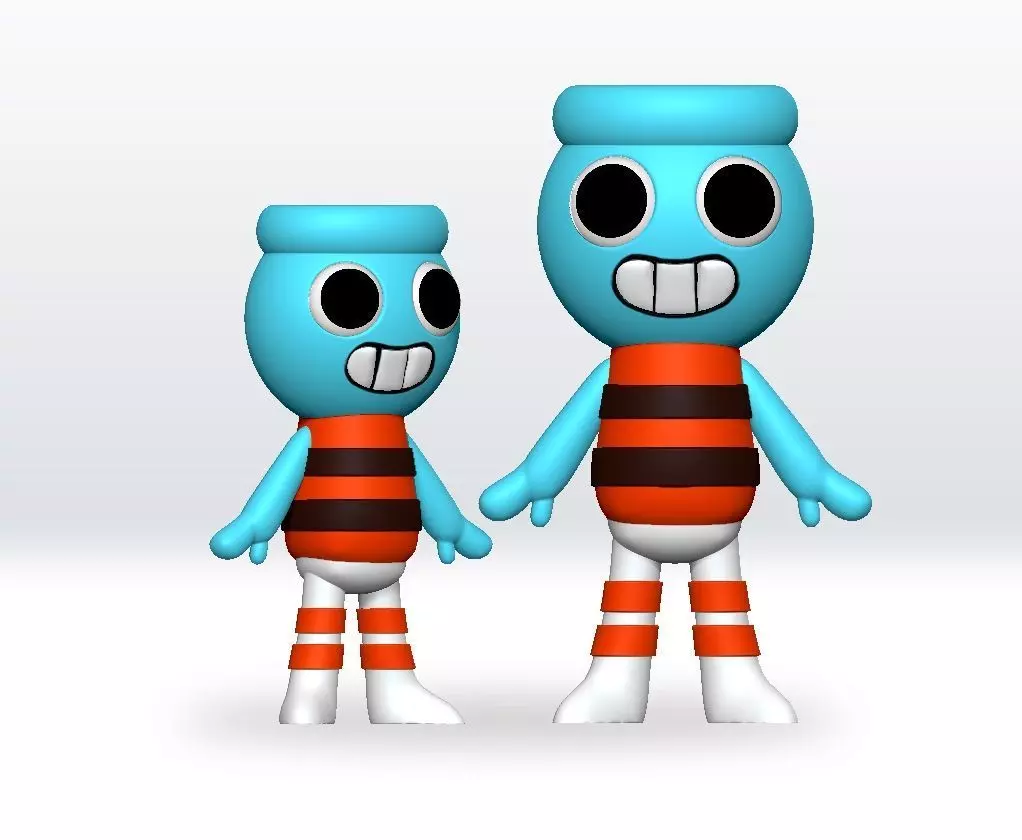 Finn 3D STL Model Dandys World STL file 3D Model Fanart 3D print model