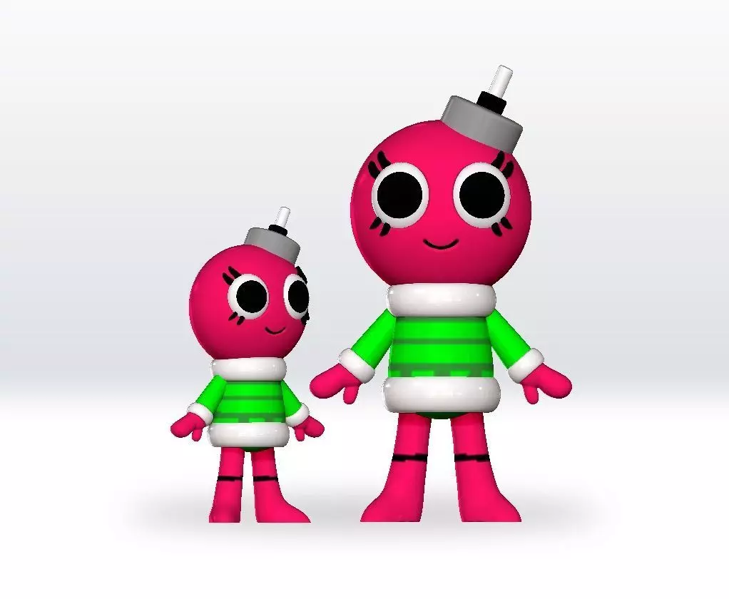 Bobette STL file Dandys World 3D STL Model Fanart 3D print model_0