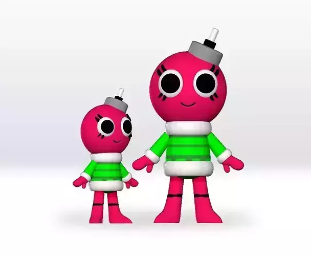 Bobette STL file Dandys World 3D STL Model Fanart 3D print model