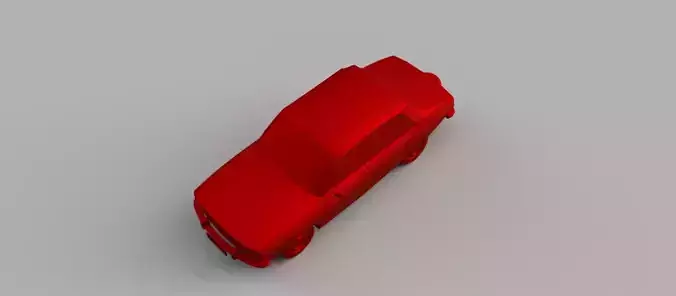 Renault 12 Auto Dacia keychain - pendant - earring 3D print model
