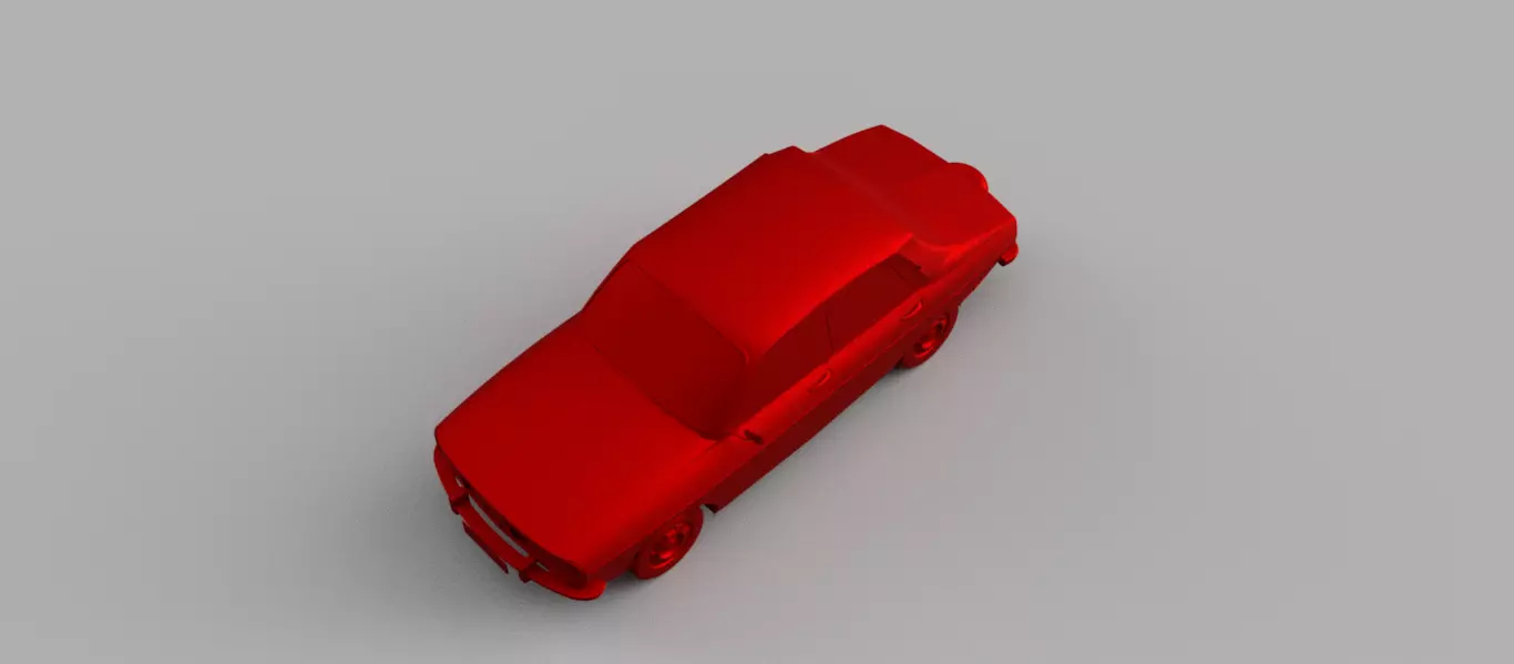 Renault 12 Auto Dacia keychain - pendant - earring 3D print model