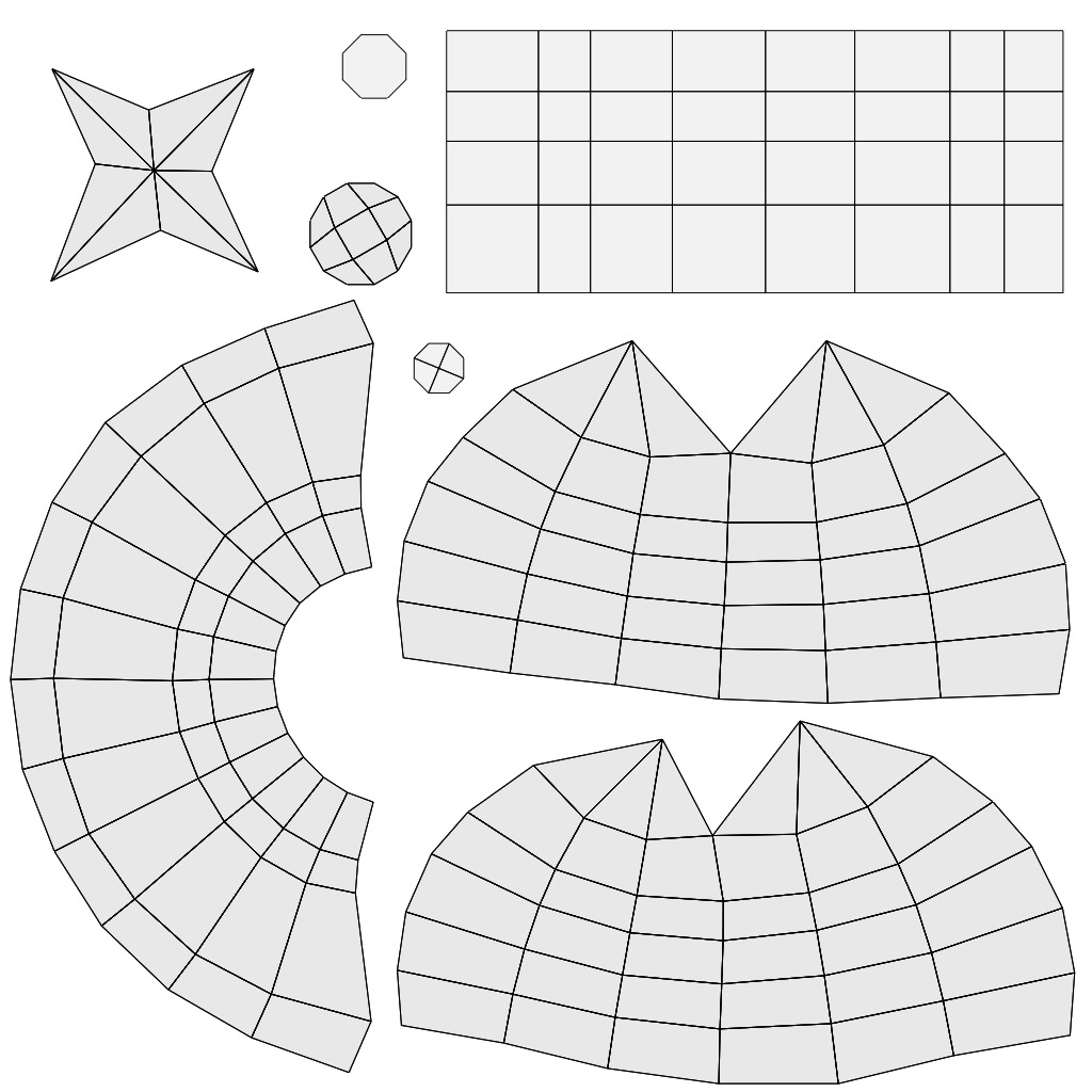 Yakitori assortment -10 types Low-poly 3D model_23