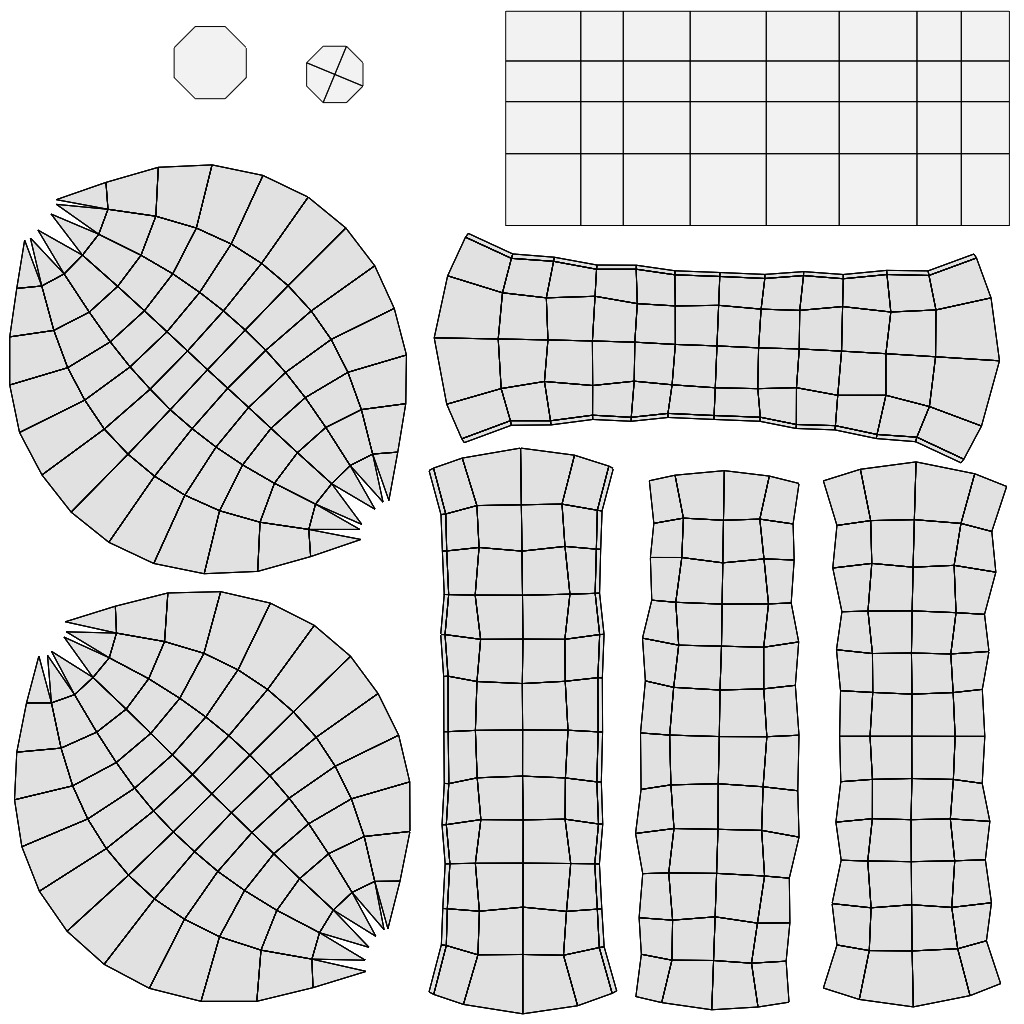 Yakitori assortment -10 types Low-poly 3D model_25