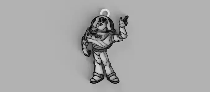 Buzz Lightyear Toy Story keychain - pendant - earring