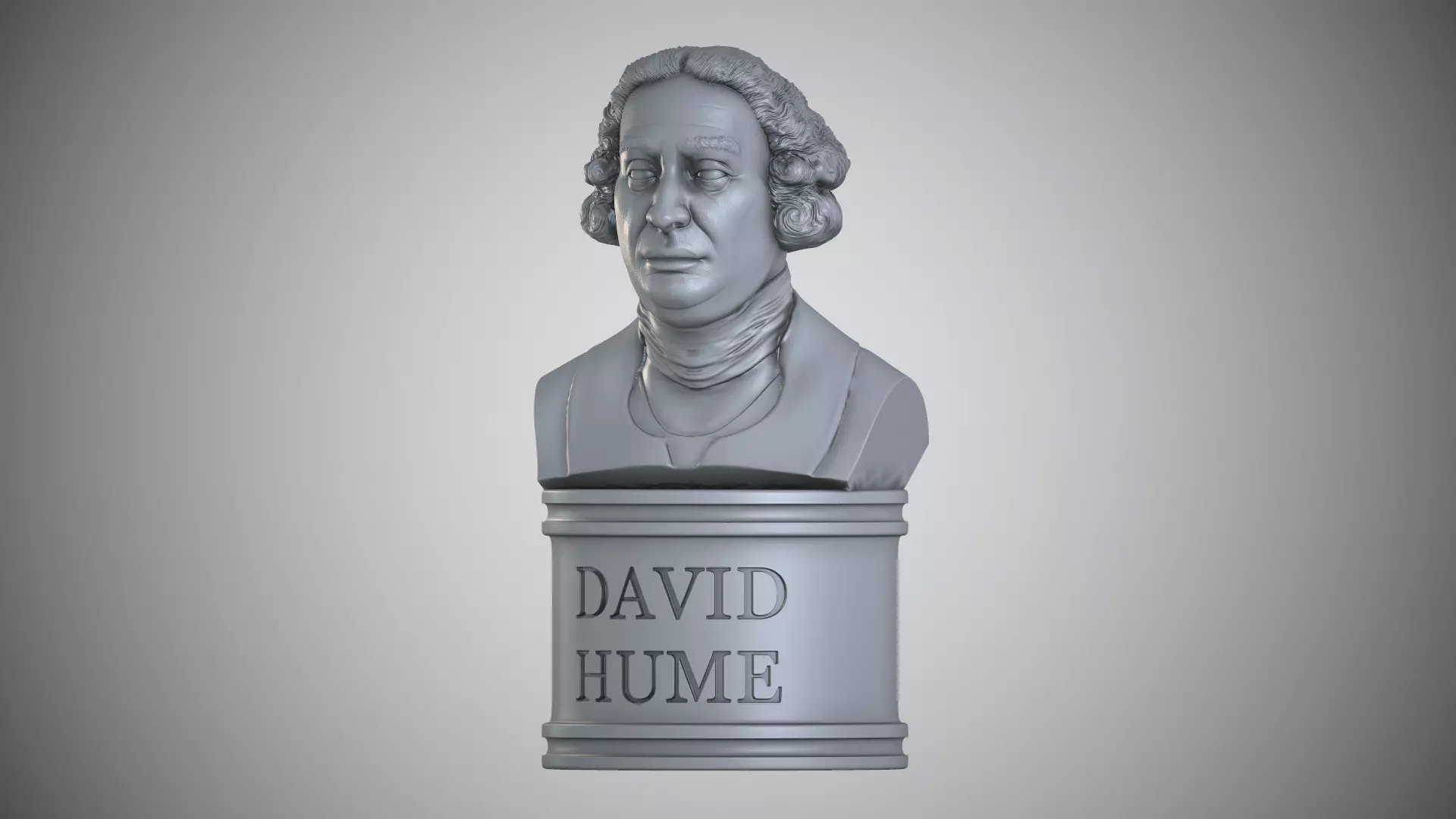 David Hume 3D print model