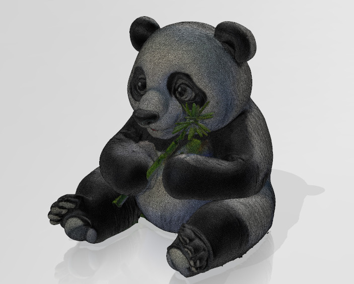 Panda 3D Printable Model STL OBJ 3D print model_1