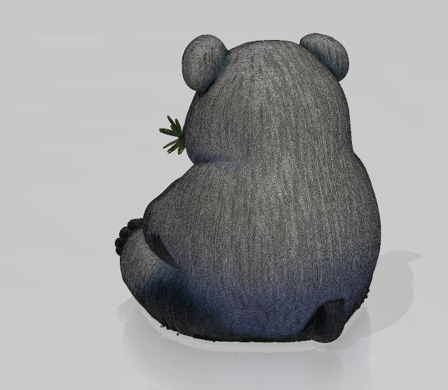 Panda 3D Printable Model STL OBJ 3D print model_2