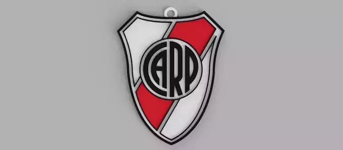 River Plate shield logo 2006 -2022 keychain - pendant - earring