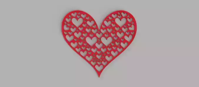 Heart Hearts Wall Picture