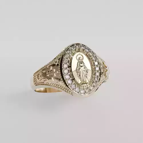 miraculous medal ring