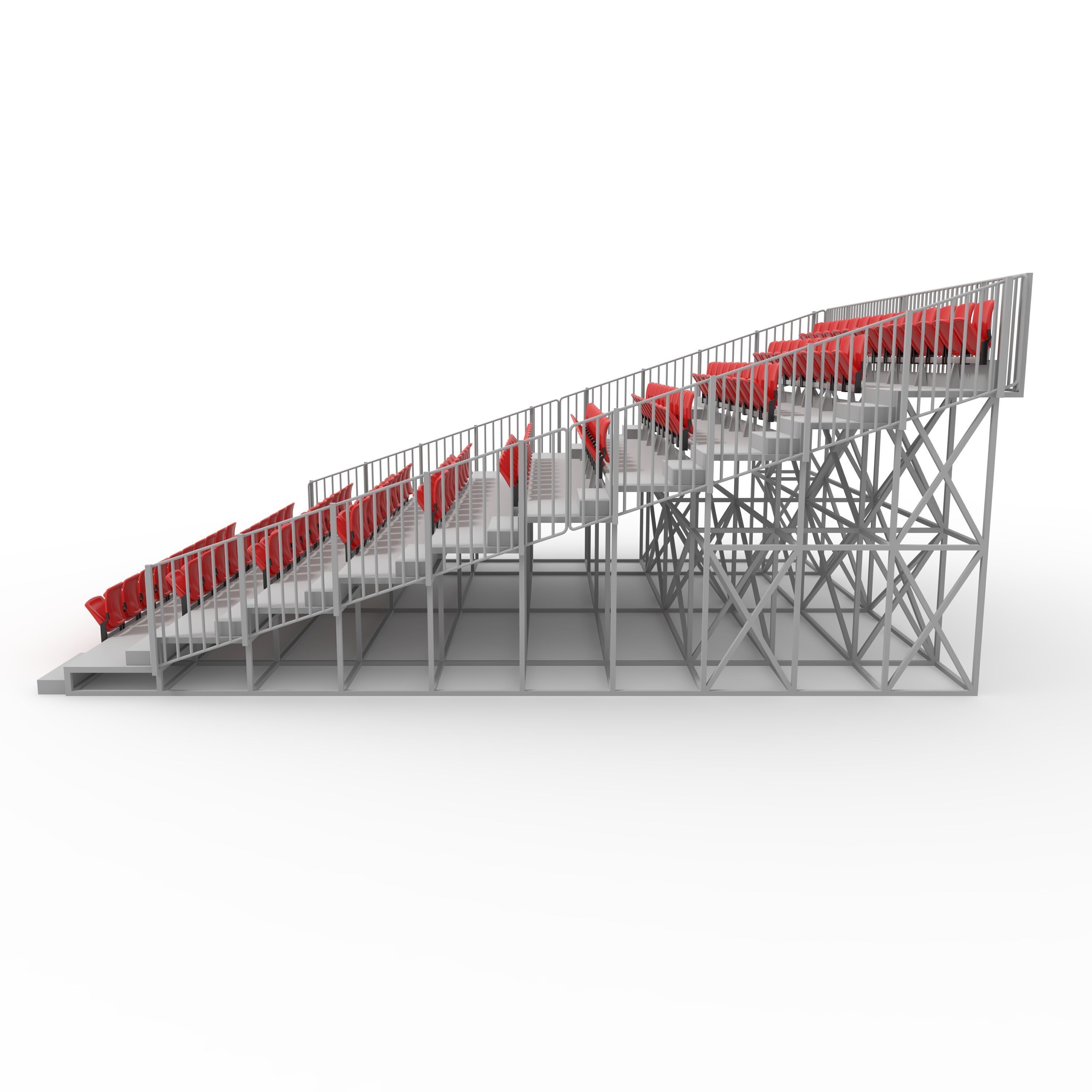 Bleachers 36 3D model_12