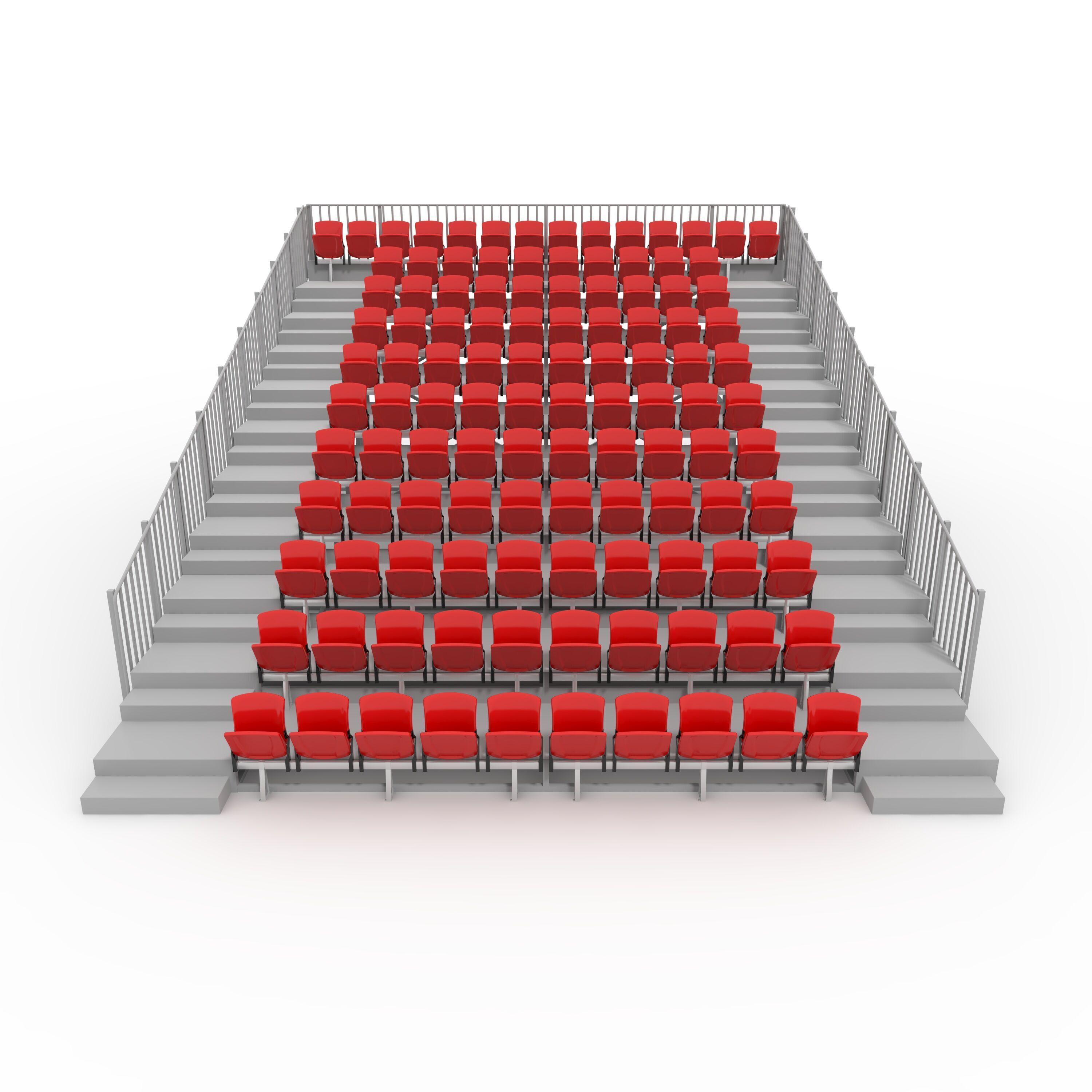 Bleachers 36 3D model_2