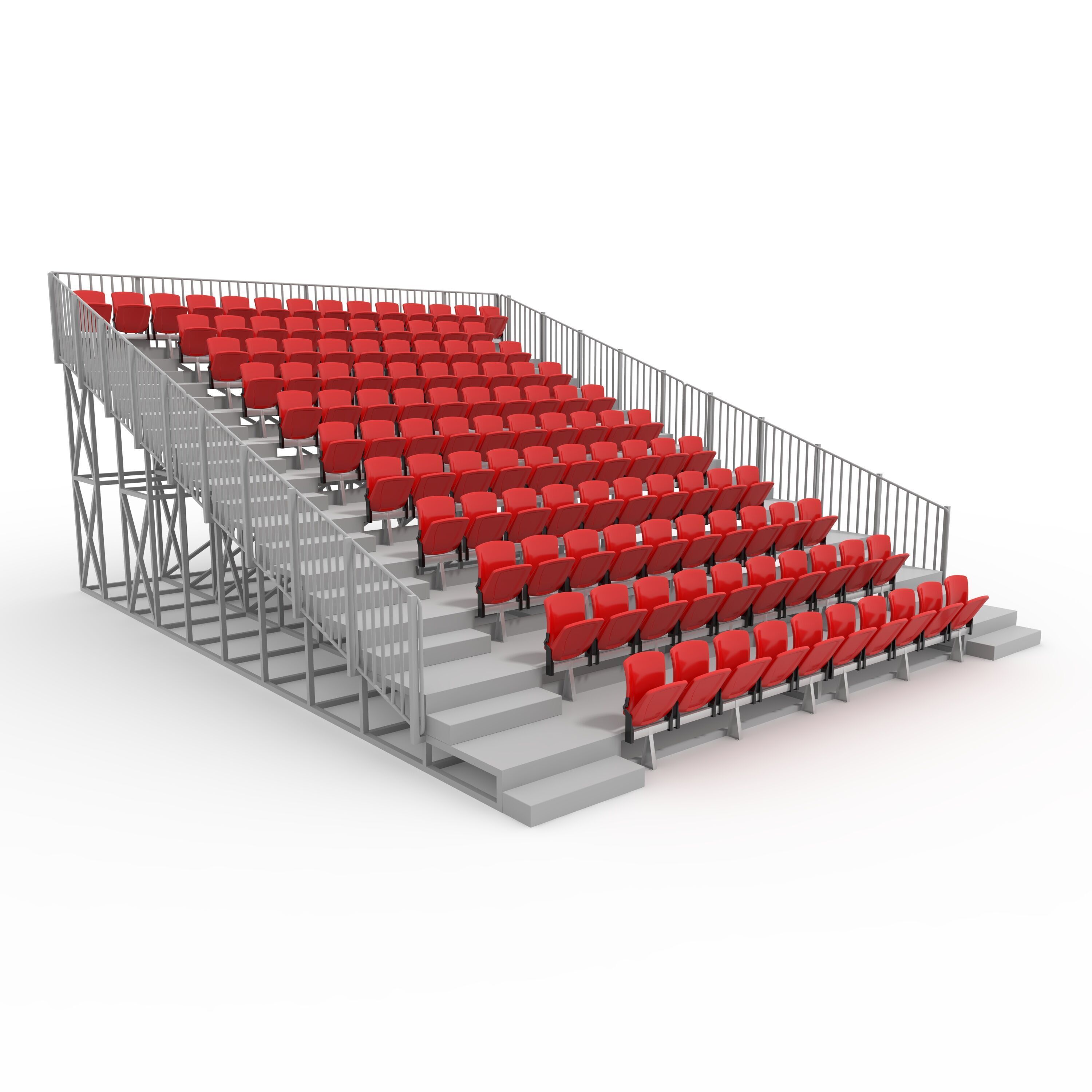 Bleachers 36 3D model_8