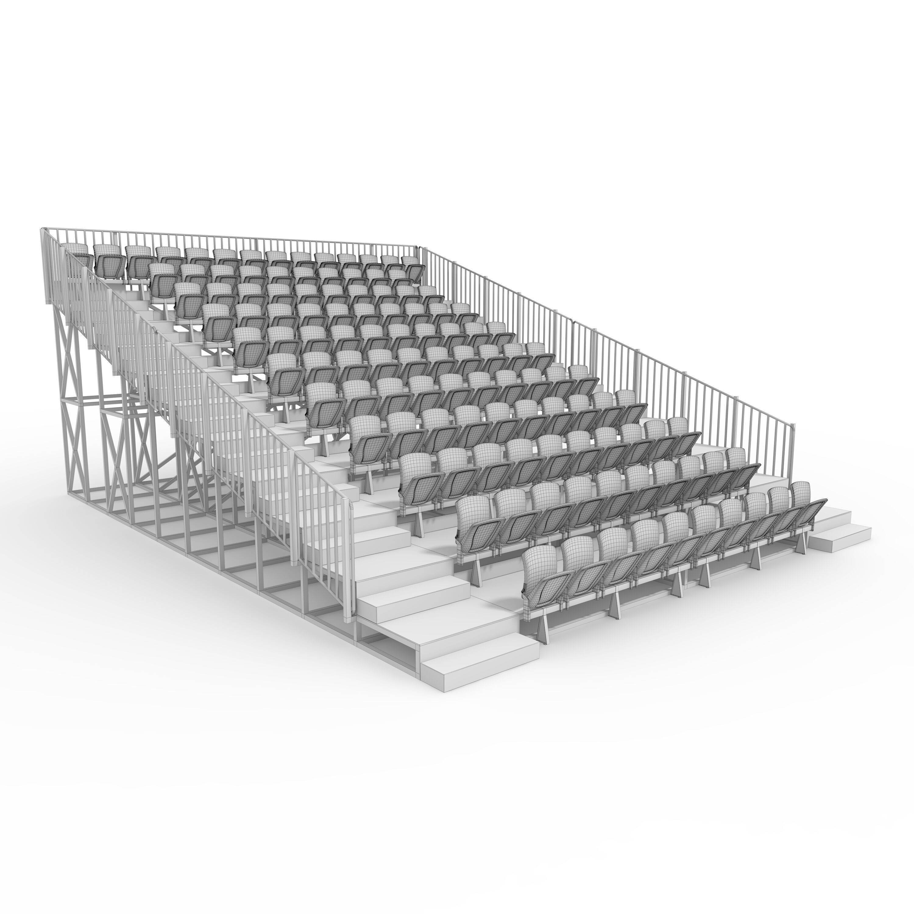 Bleachers 36 3D model_9