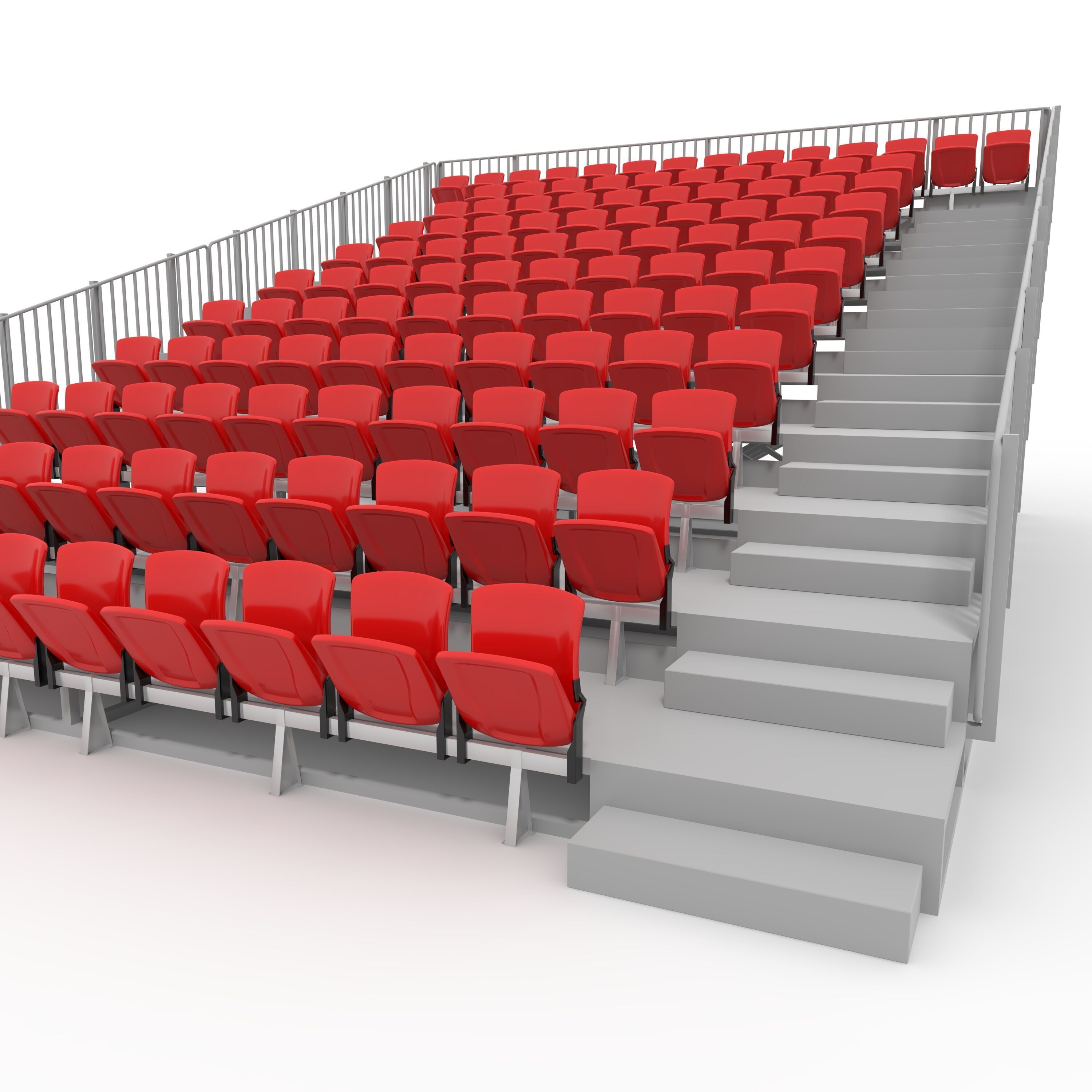 Bleachers 36 3D model_22