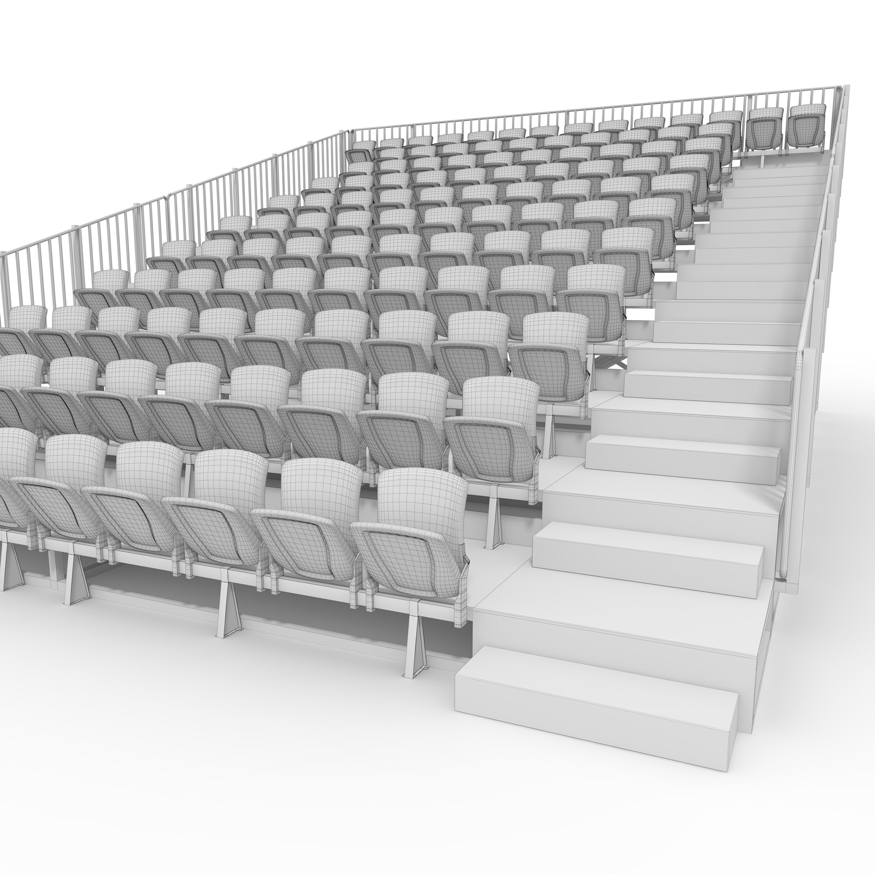 Bleachers 36 3D model_23