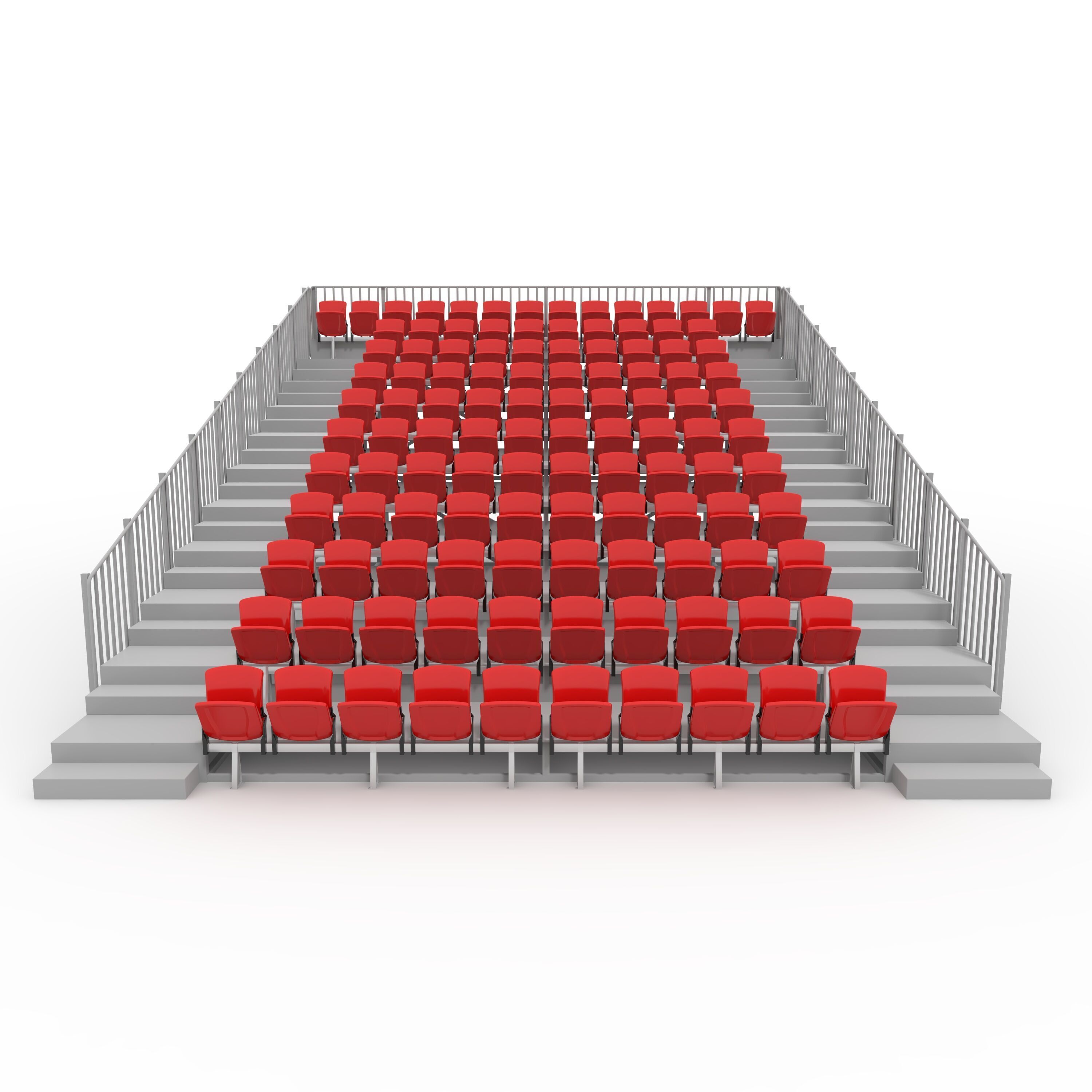 Bleachers 36 3D model_10