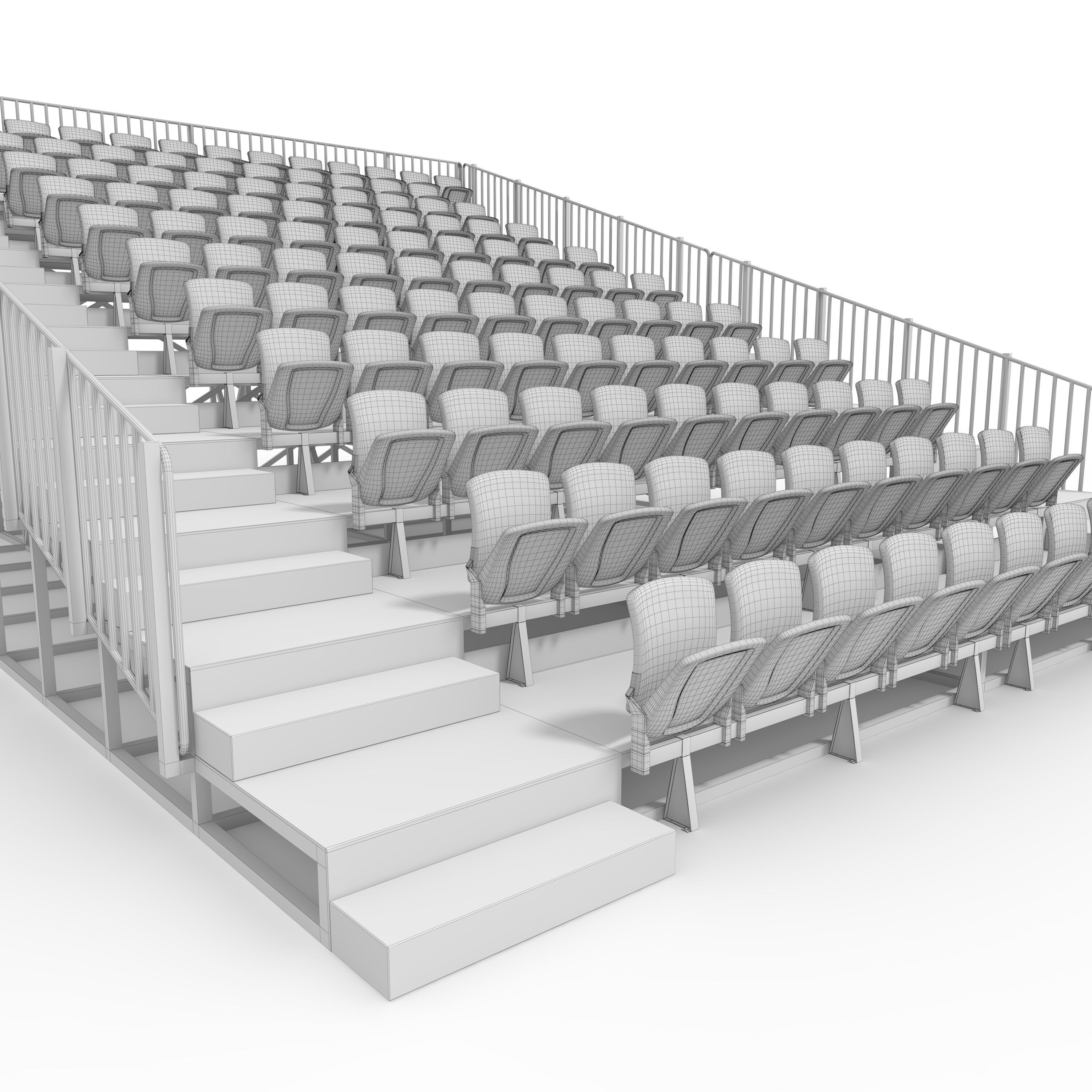 Bleachers 36 3D model_17