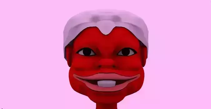 Sundanese West Java Puppet-Astrajingga - Cepot 3ds Head - 